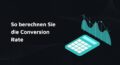conversion rate berechnen