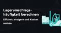 Grafik eines Gabelstaplers mit Fahrer, der Paletten mit Kartons transportiert, vor dunklem Hintergrund.