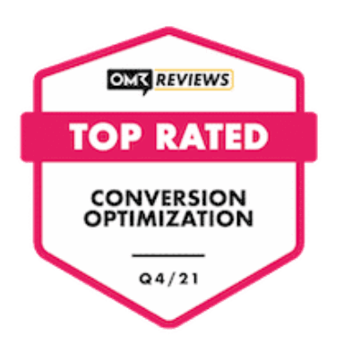 OMR Reviews Top Rated Conversion Optimization Badge