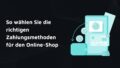 zahlungsmethoden